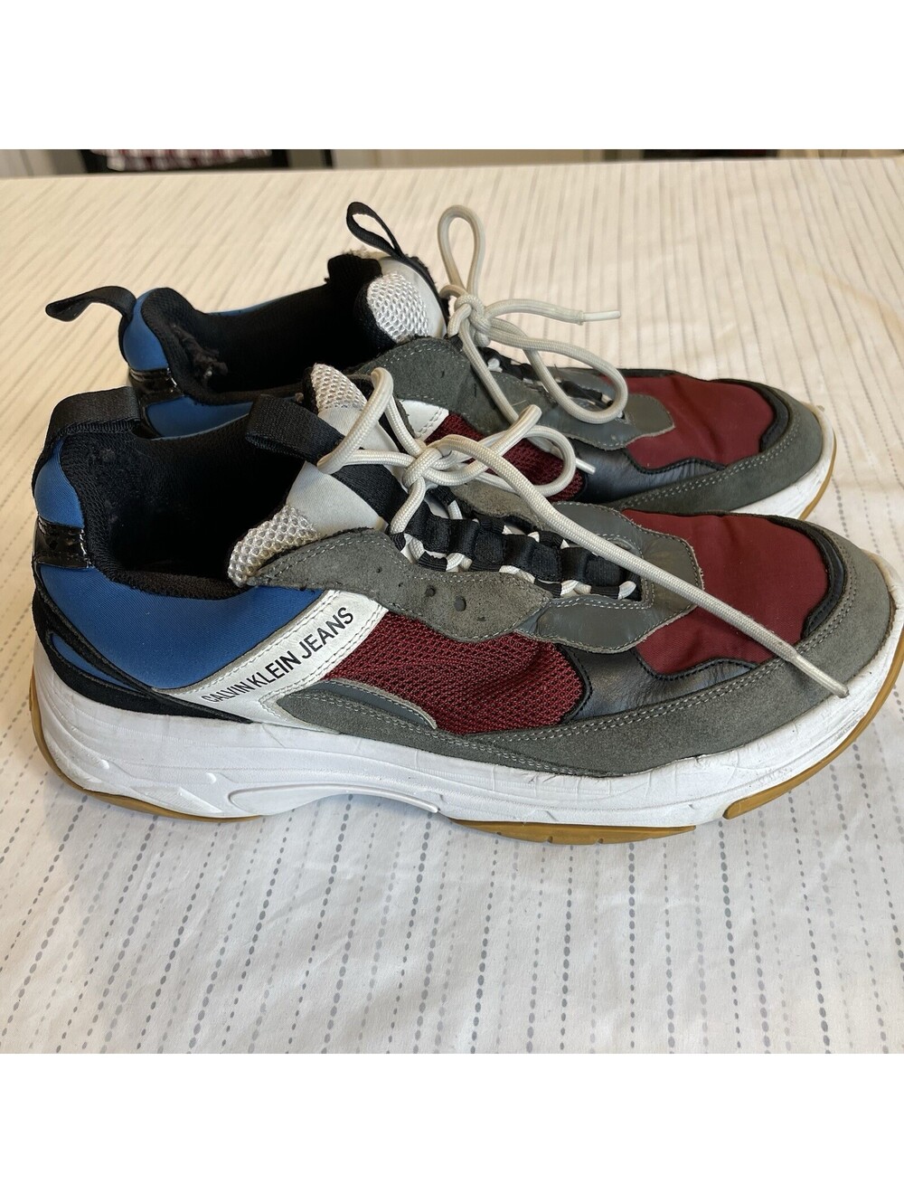 Calvin Klein Jeans Mens Marvin Sneakers Sz 12 Used